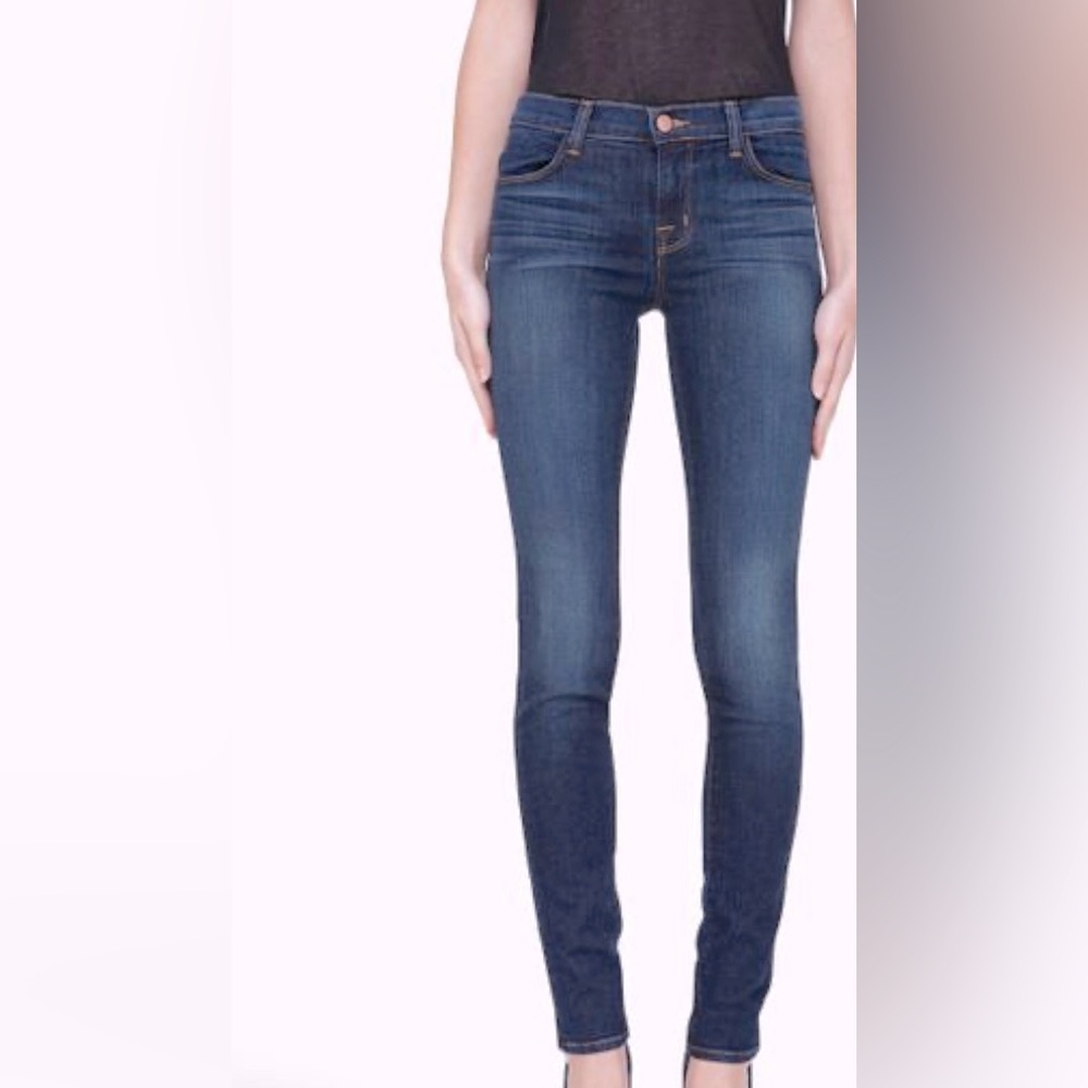 J Brand Veruca Skinny Jeans Stretch Med Wash 25P EUC